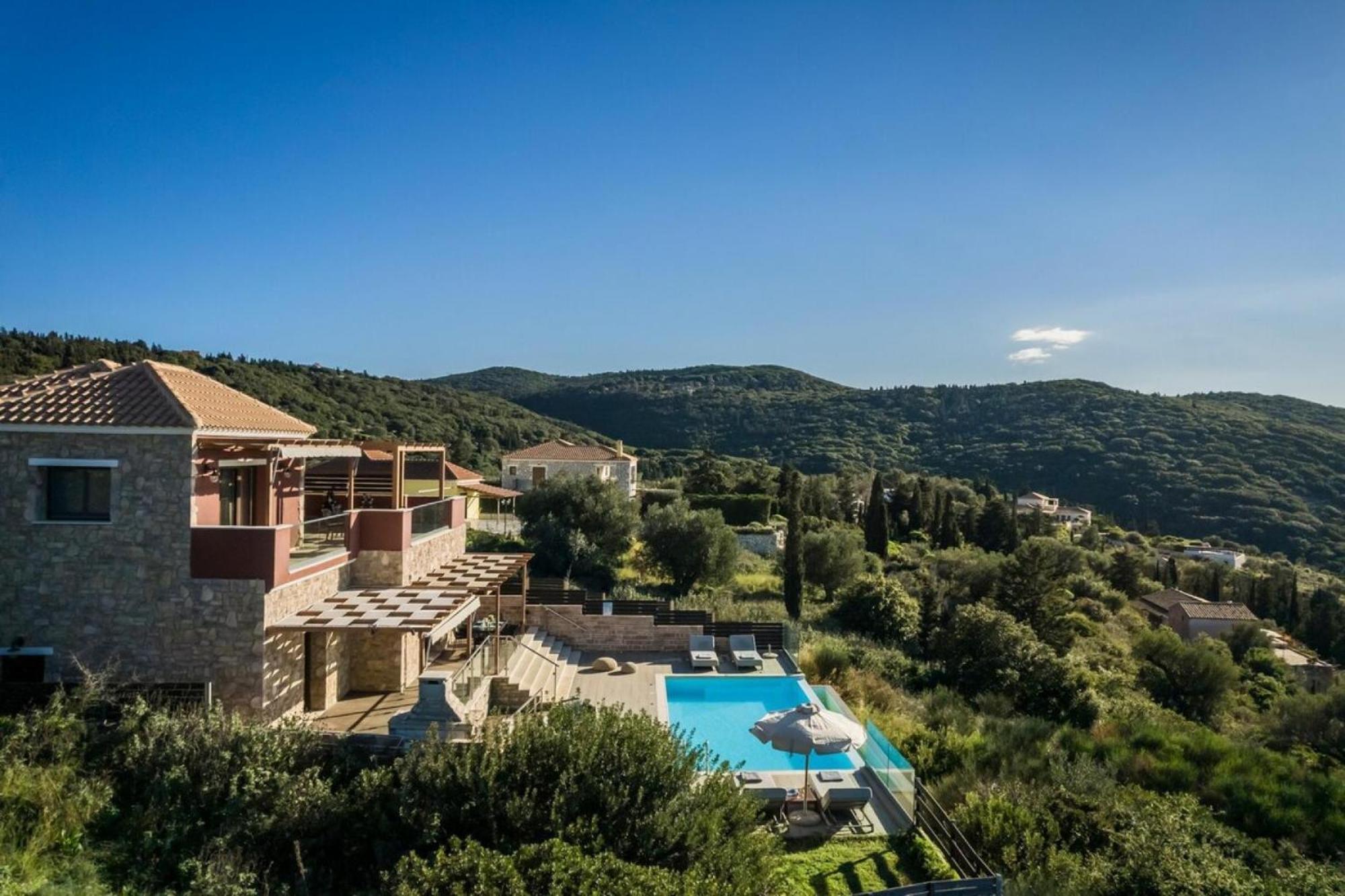 Entheos Private Villa Fiskardo Kefalonia Greece Ngoại thất bức ảnh